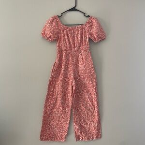 Cat & Jack‎ Floral Red Jumpsuit